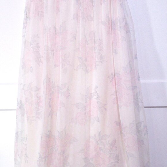 Aristocraft Vintage Floral Pink Double Nylon Nightgown M/L - Picture 6 of 12